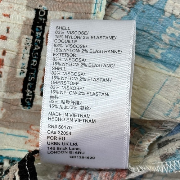 Urban Outfitters Brunching Lace Trim Romper Size Small Gauzy Lightweight Loose - Picture 5 of 16